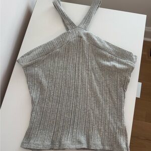 Peach Love California Gray Ribbed Camisole